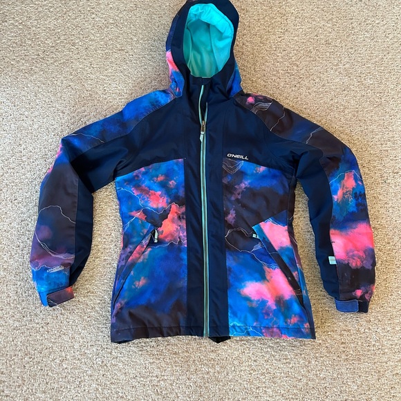 O’Neill Girl’s Snow Outerwear Jacket. Navy, Hooded, Girl’s size 14. - Picture 3 of 14